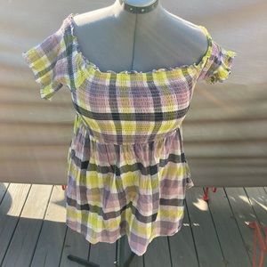 Torrid 0 Smocked Top